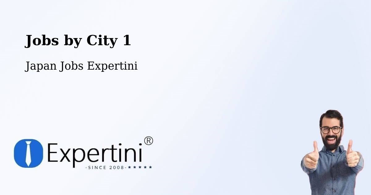 City Jobs in Japan - Expertini