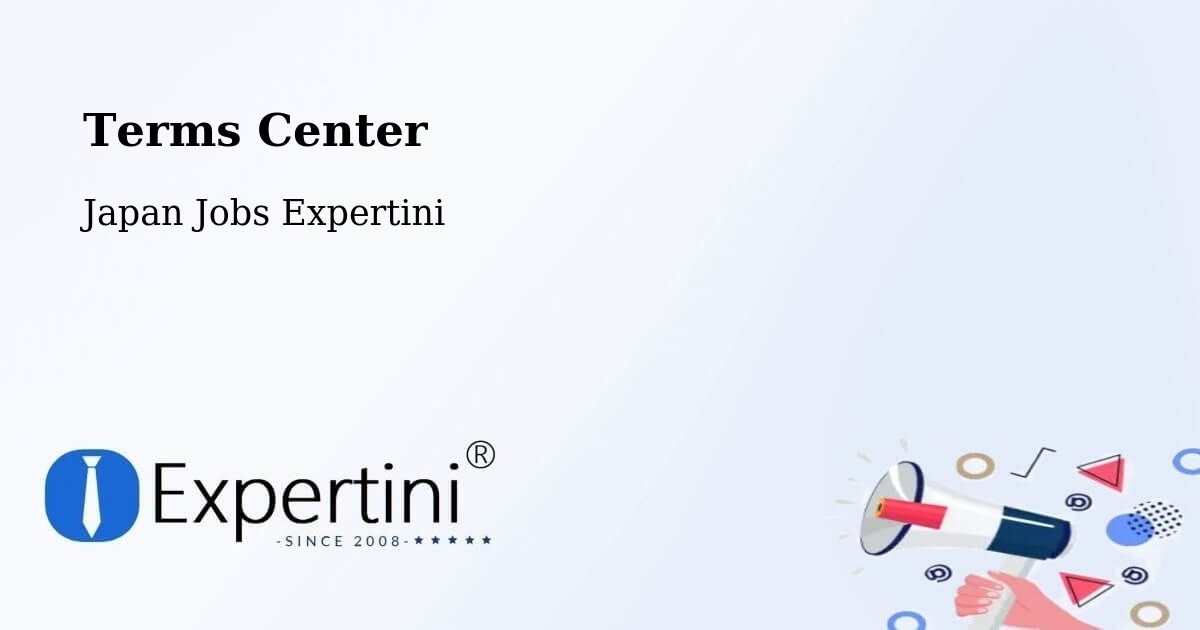 Terms of Service – Akita Shi - Japan Jobs Expertini